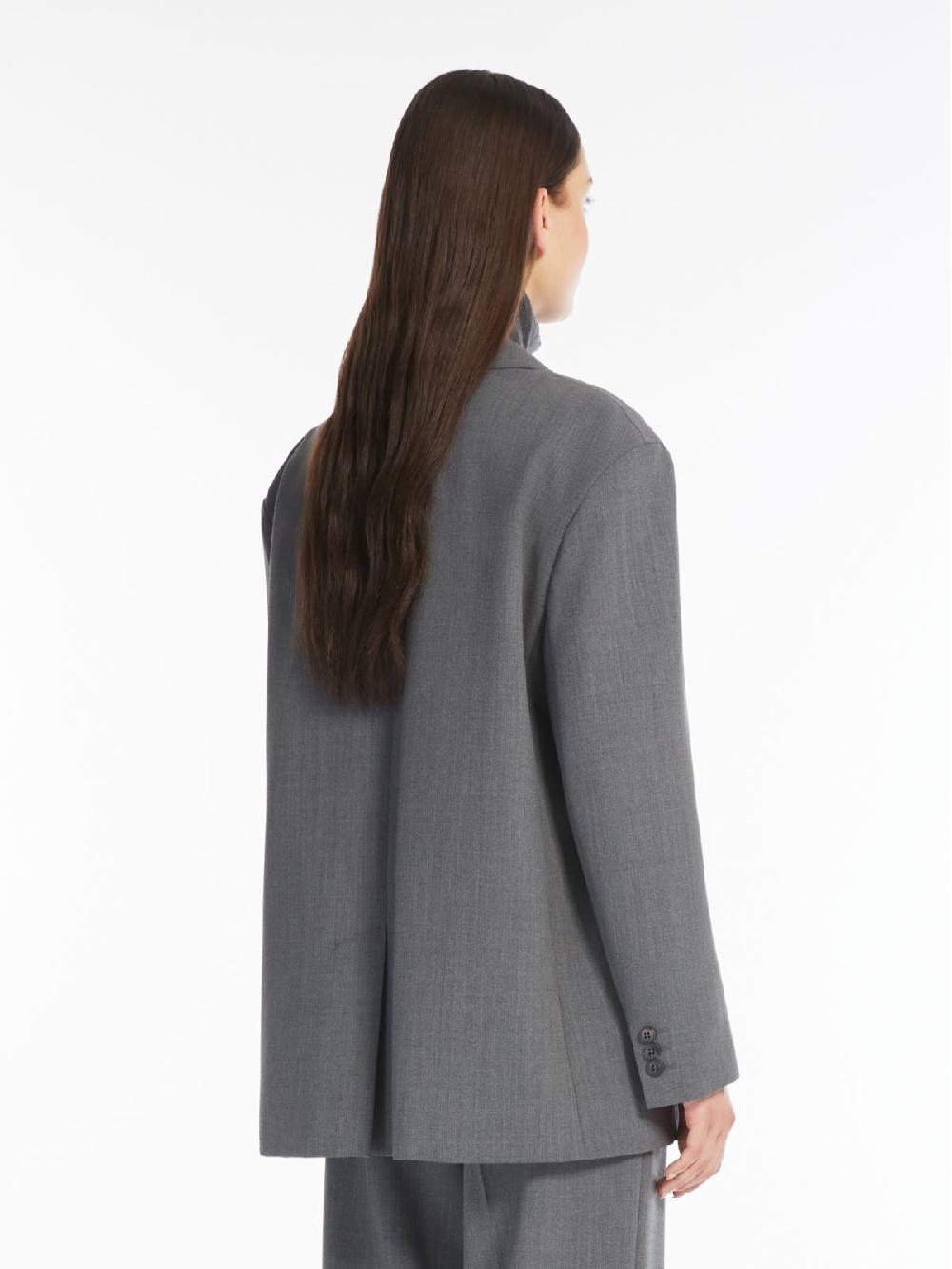 Weekend Blazer over in gabardina mista lana In Vendita