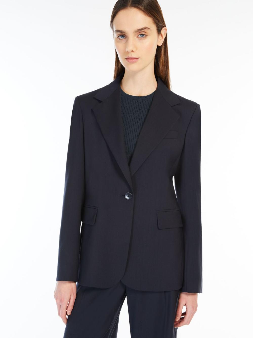 Weekend Blazer in lana natural stretch Hotsell