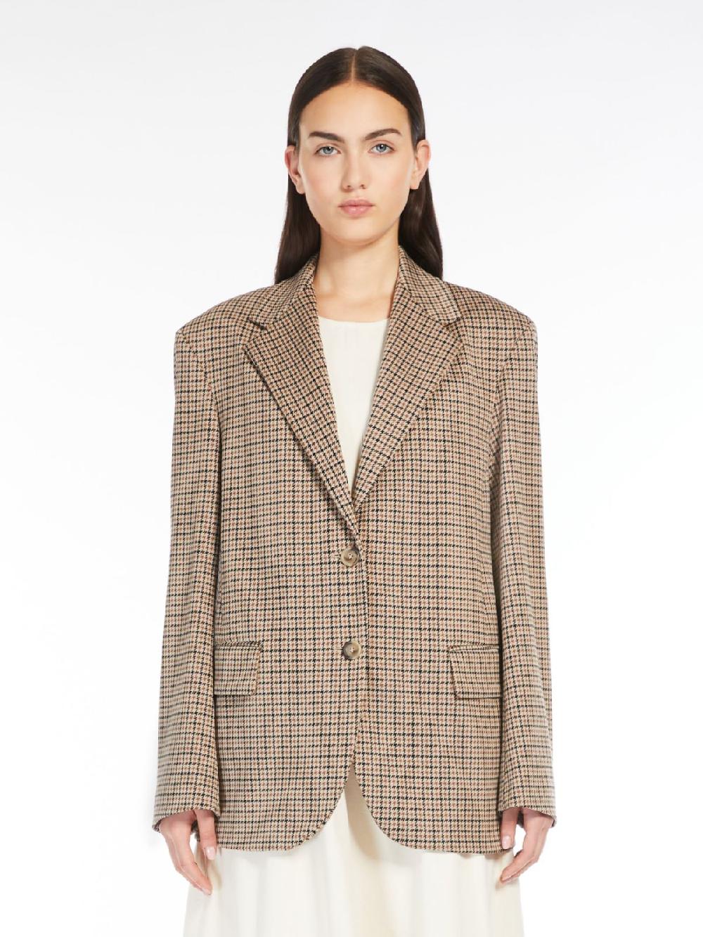 Weekend Blazer in jersey jacquard Saldi Di Fabbrica