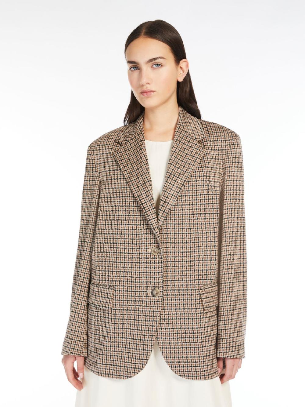 Weekend Blazer in jersey jacquard Saldi Di Fabbrica