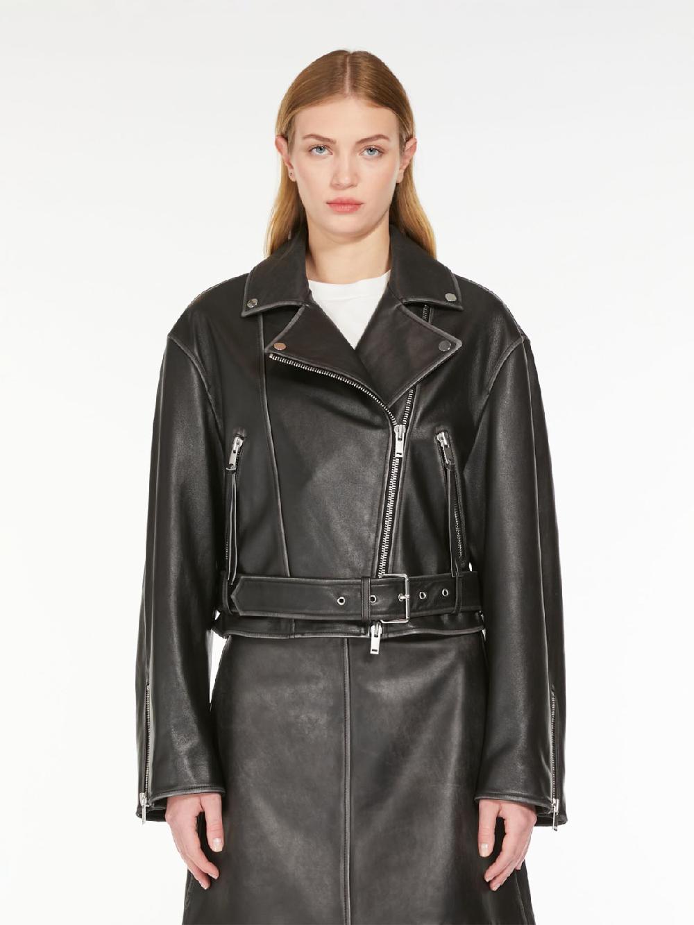 Weekend Giacca biker in pelle Nuovo
