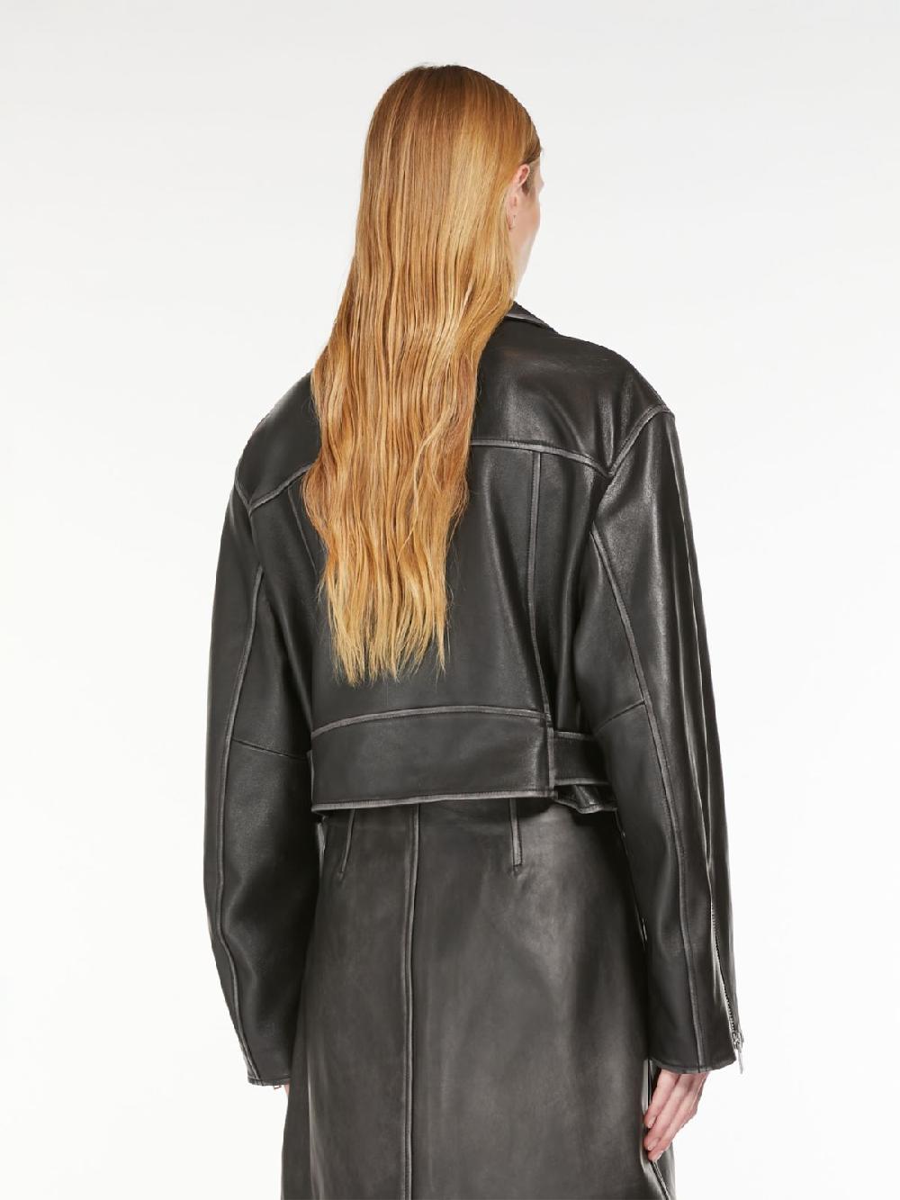 Weekend Giacca biker in pelle Nuovo