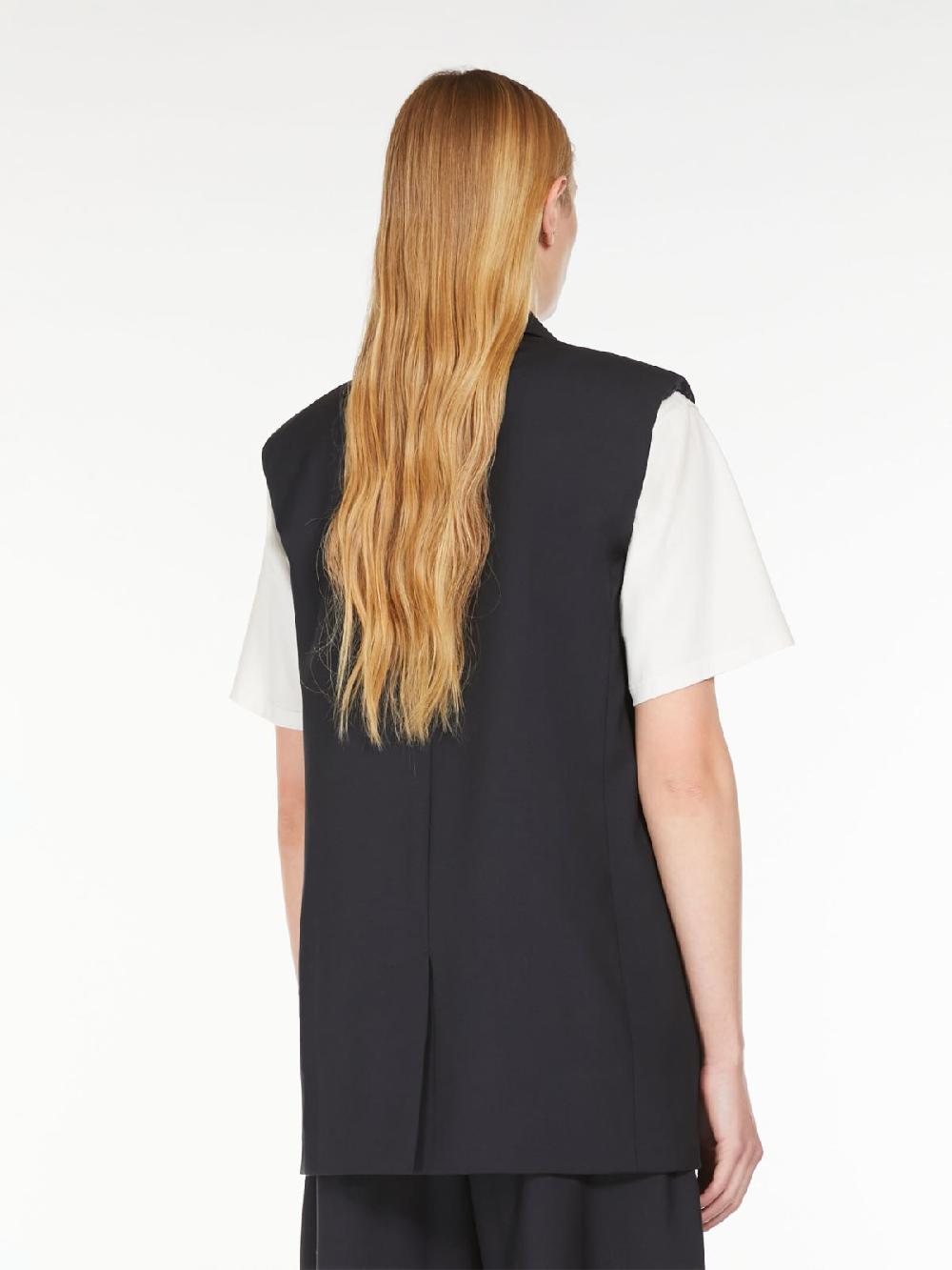 Weekend Gilet in tela di lana stretch Spedizione Gratuita
