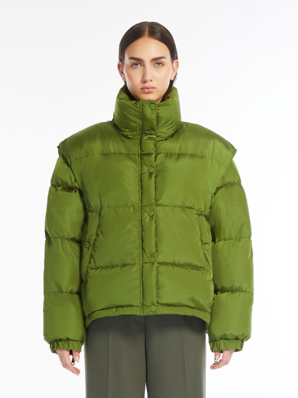 Weekend Bomber crop in taffetà antigoccia Novità