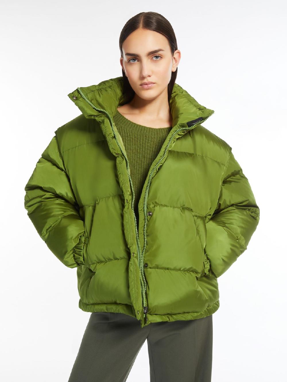 Weekend Bomber crop in taffetà antigoccia Novità