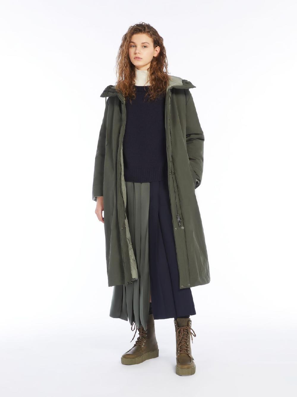 Weekend Parka reversibile in cotone tecnico antigoccia Sconto