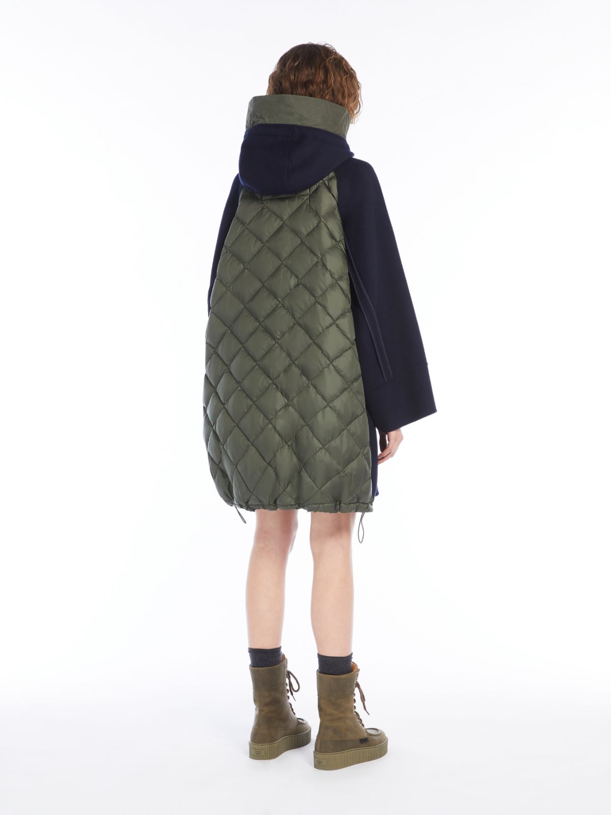 Weekend Parka in lana e tela antigoccia Online