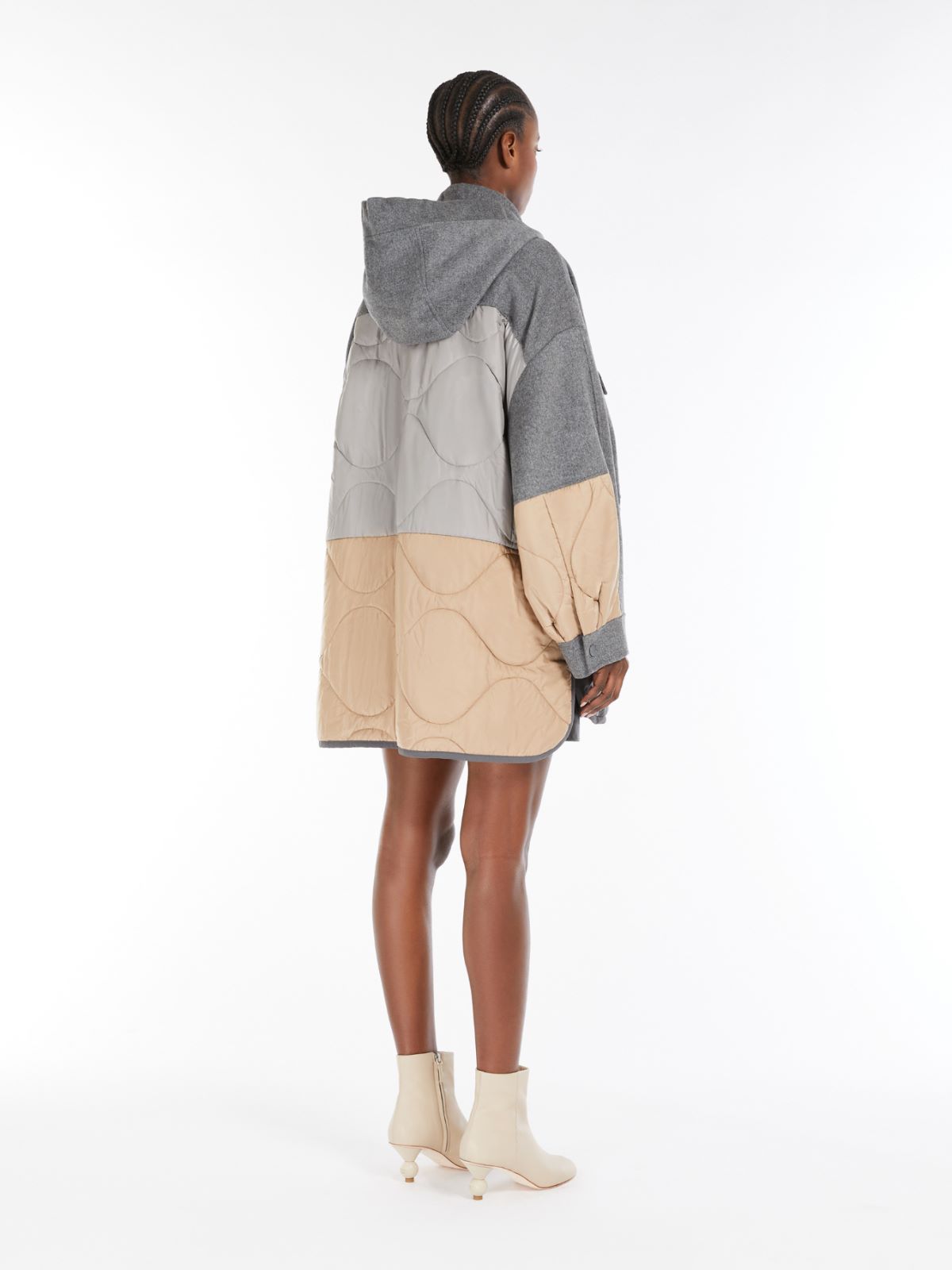 Weekend Giacca in double di lana e nylon Vendita Economica