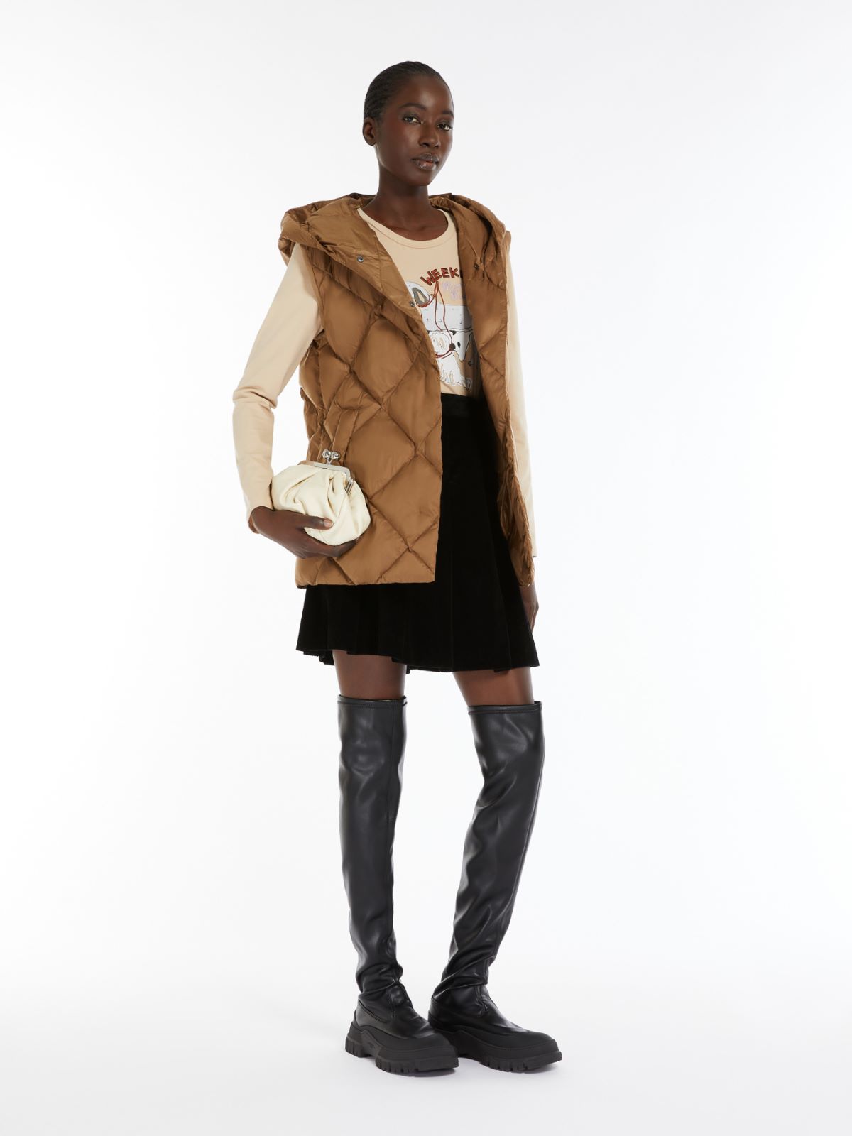 Weekend Gilet in tessuto tecnico trapuntato 2025
