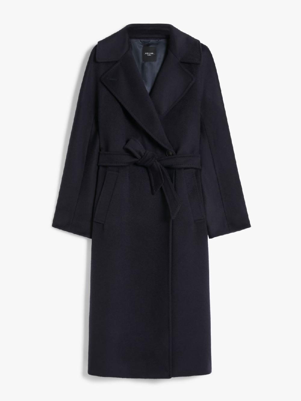 Weekend Cappotto in lana con cintura In Linea