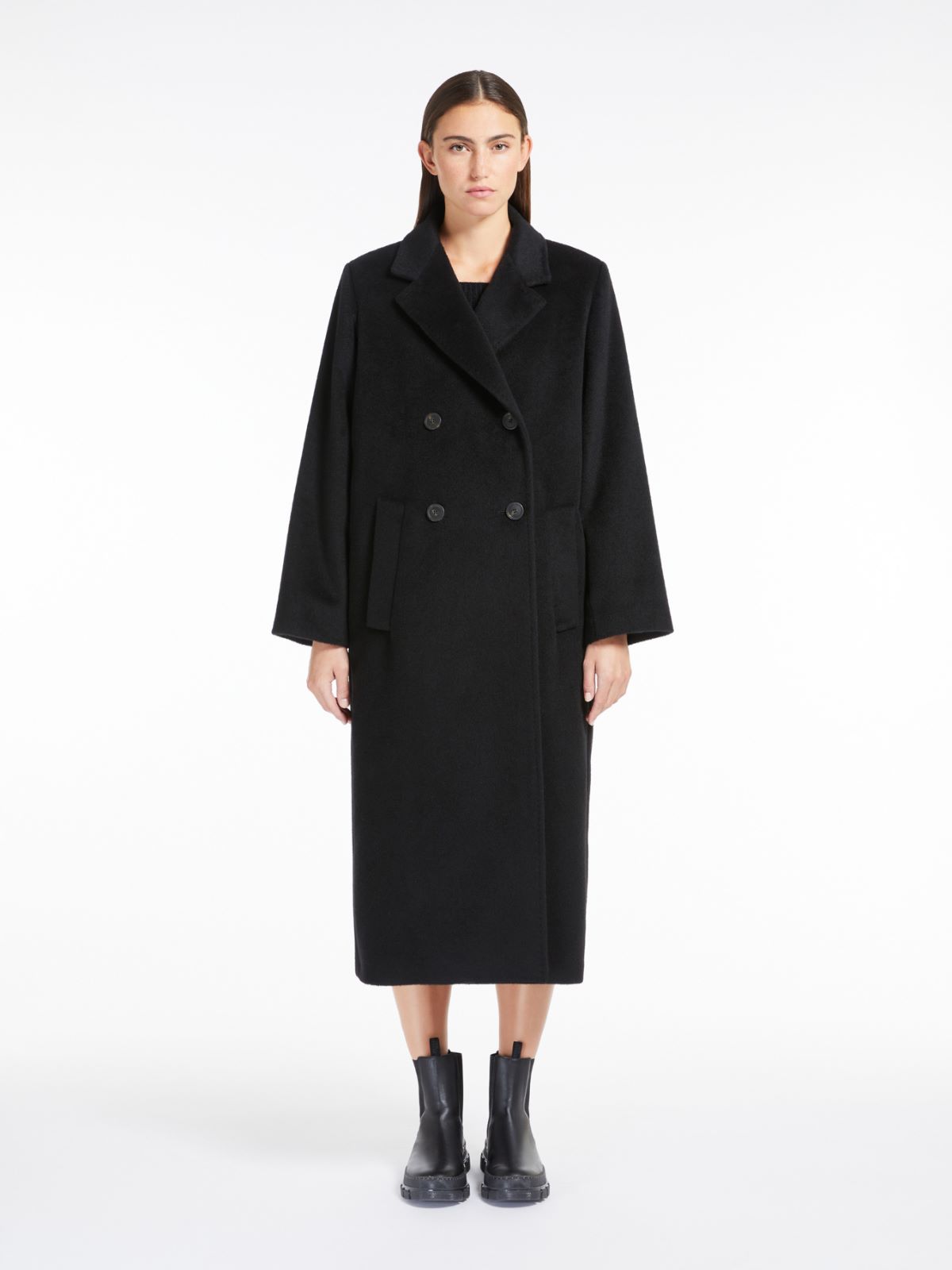 Weekend Cappotto doppiopetto in lana e alpaca Spedizione Gratuita