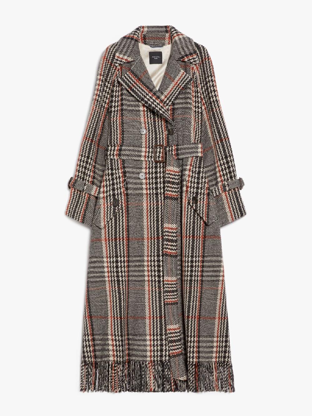 Weekend Cappotto in mista lana con frange Negozi Online
