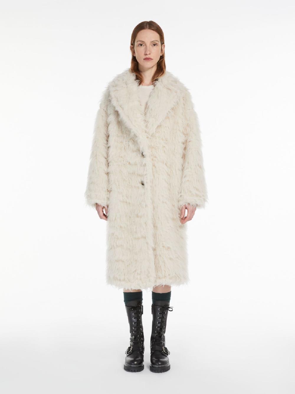 Weekend Cappotto a vestaglia in alpaca e lana Prezzo Ridotto