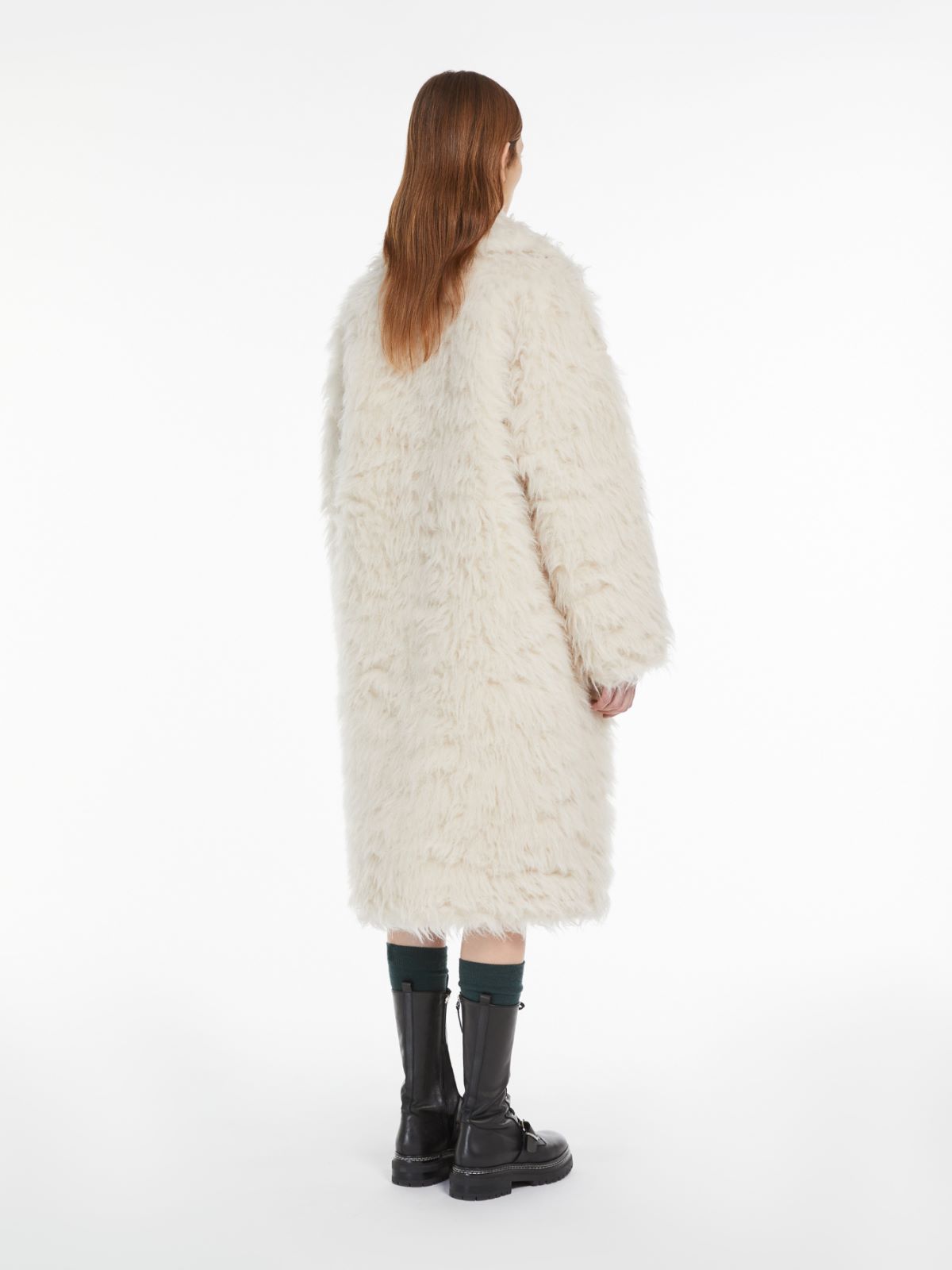 Weekend Cappotto a vestaglia in alpaca e lana Prezzo Ridotto