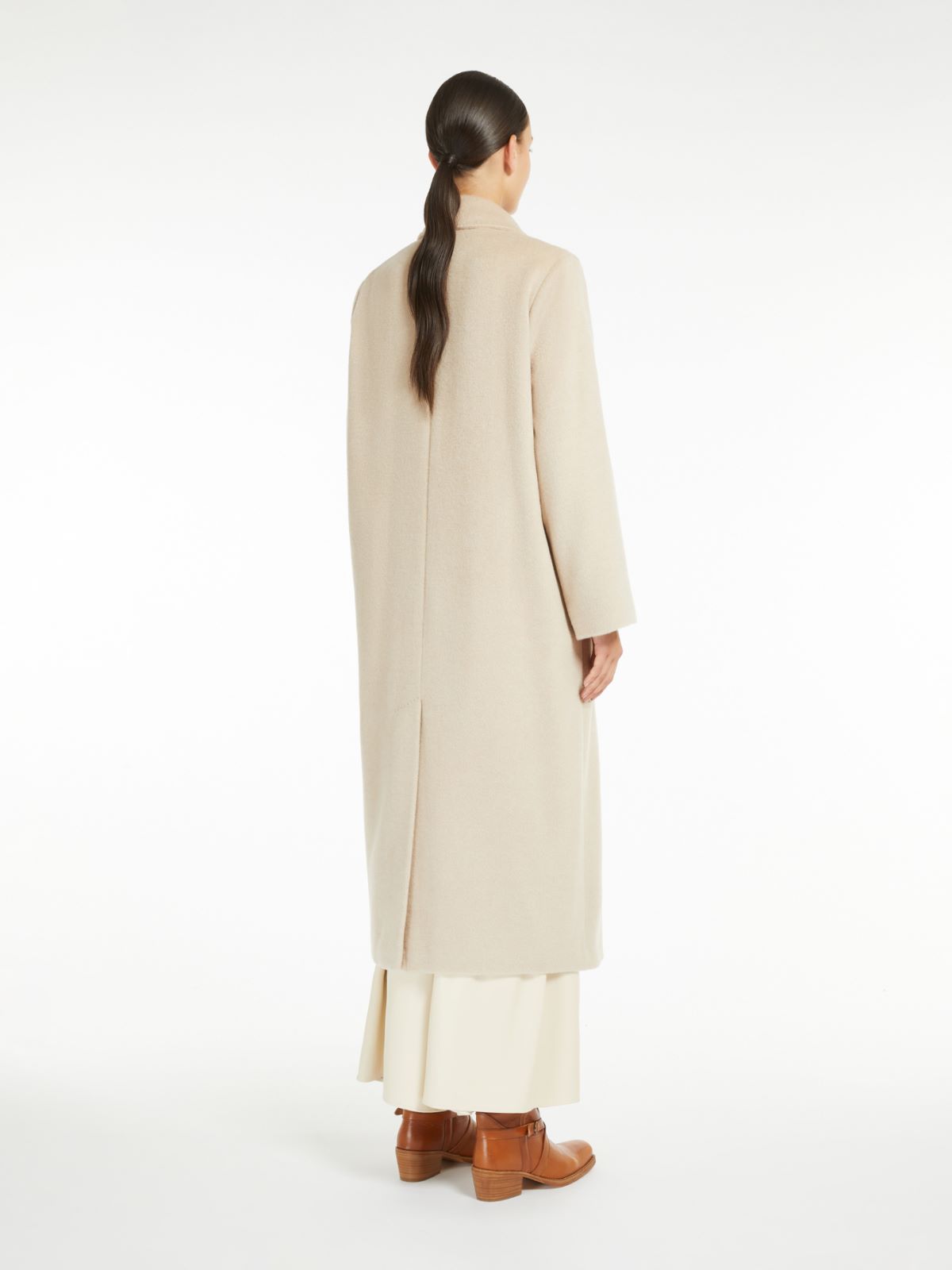 Weekend Cappotto doppiopetto in lana e alpaca Sottocosto