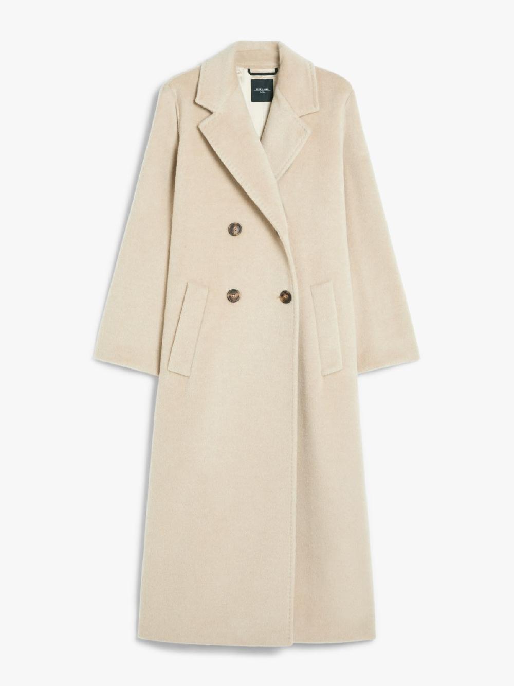 Weekend Cappotto doppiopetto in lana e alpaca Sottocosto