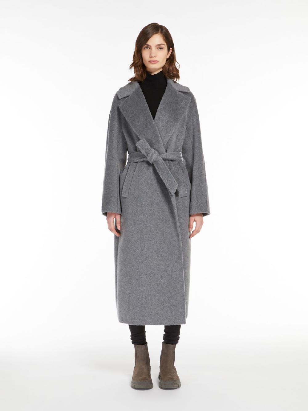 Weekend Cappotto a vestaglia in lana e alpaca Presa