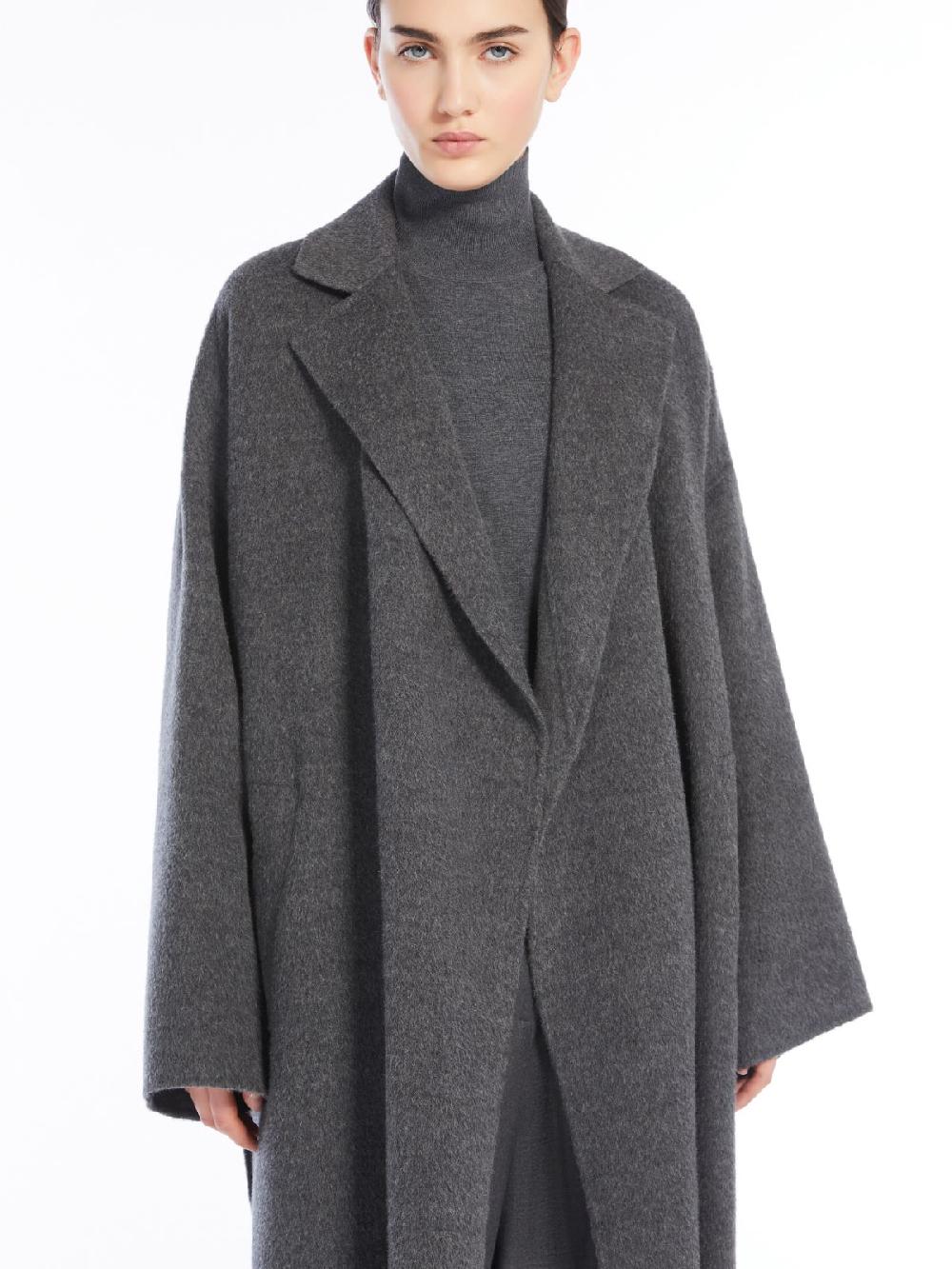 Weekend Cappotto over in lana di alpaca Sconto