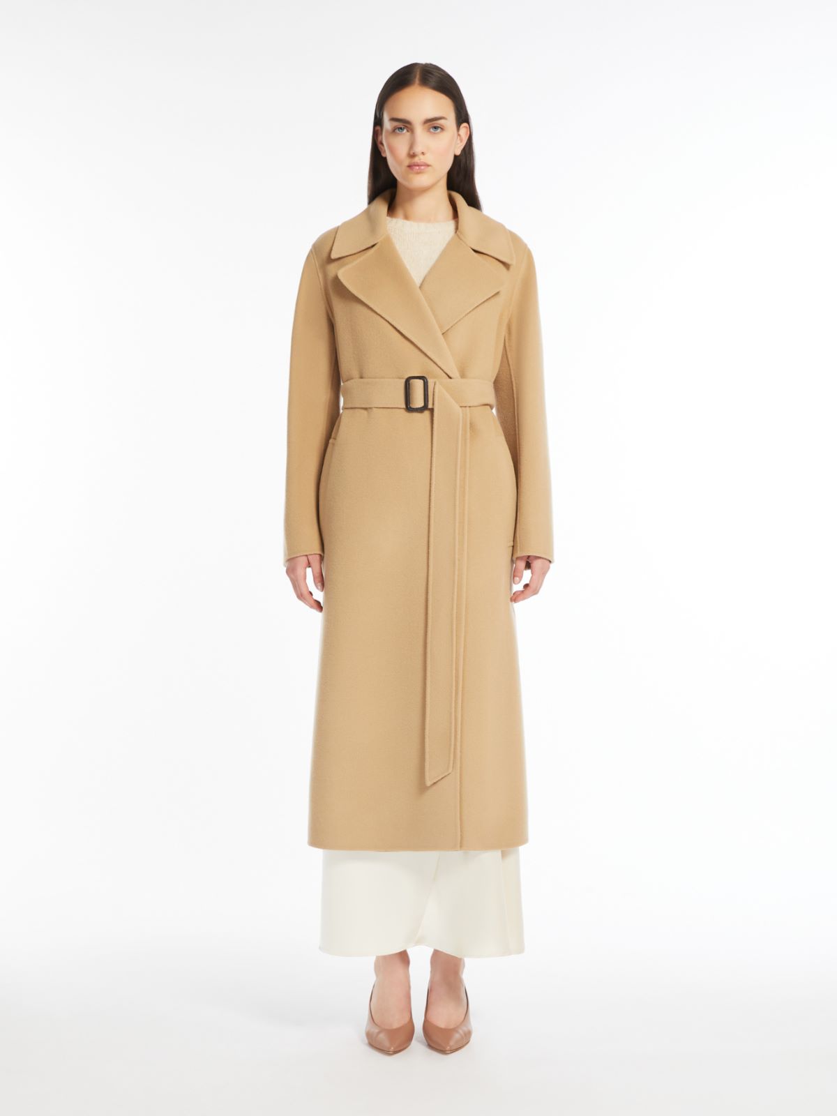Weekend Cappotto lungo a vestaglia in lana Online