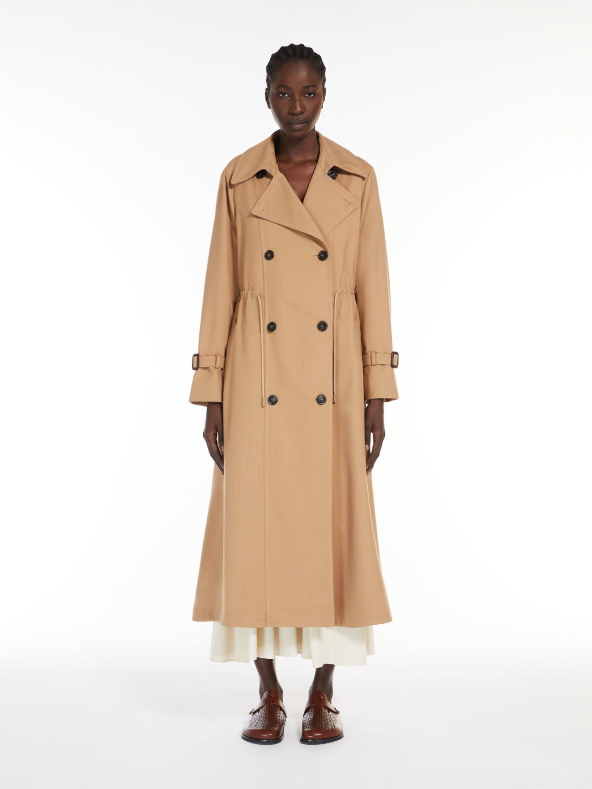Weekend Trench in mista lana Outlet
