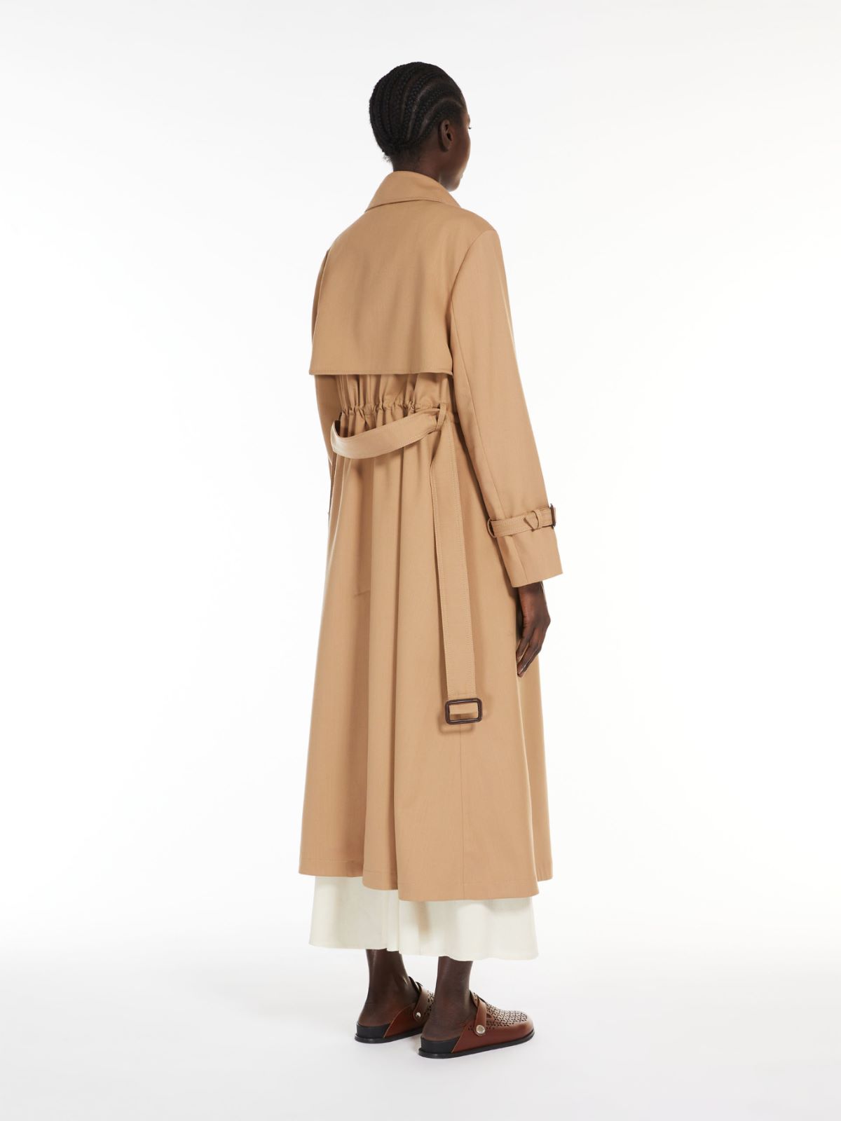 Weekend Trench in mista lana Outlet