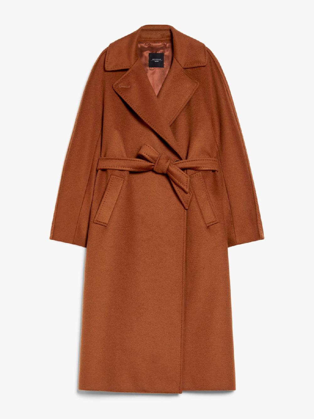 Weekend Cappotto in lana con cintura In Vendita