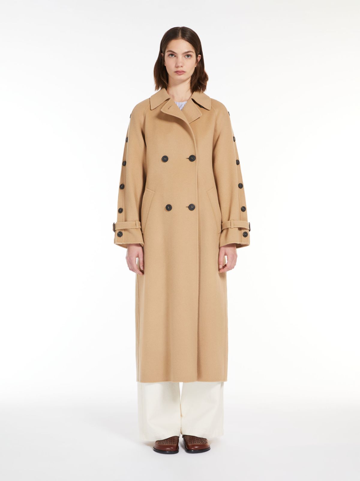 Weekend Cappotto trench in lana Saldi