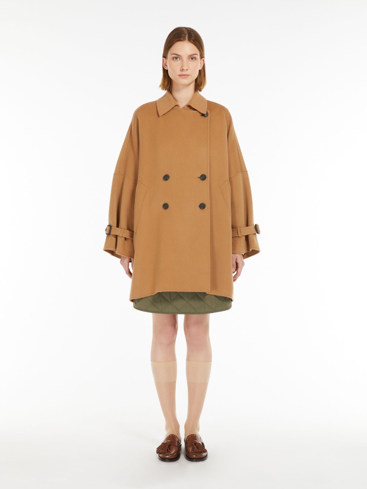 Weekend Cappotto ampio in double di mista lana Offerte