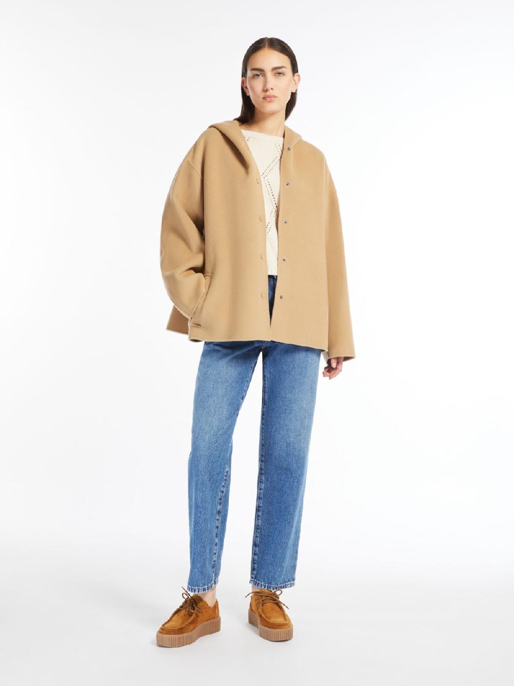 Weekend Cappotto in lana con cappuccio Hotsell