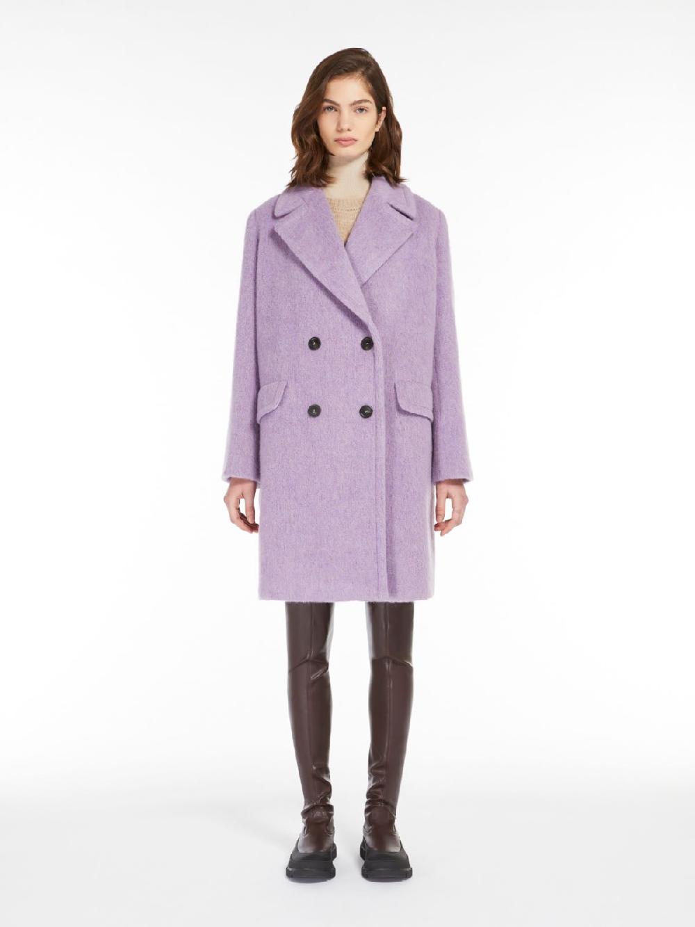 Weekend Cappotto doppiopetto in mista lana Vendita Economica