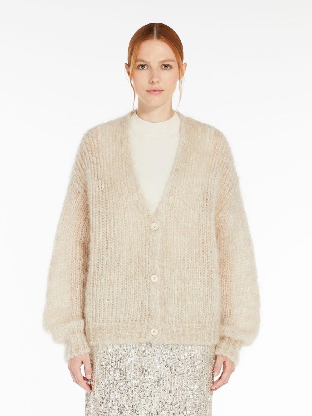 Weekend Cardigan in filato di mohair Spedizione Gratuita