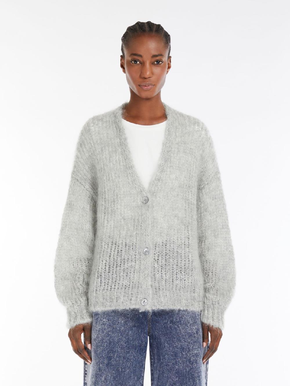 Weekend Cardigan in filato di mohair Online Outlet