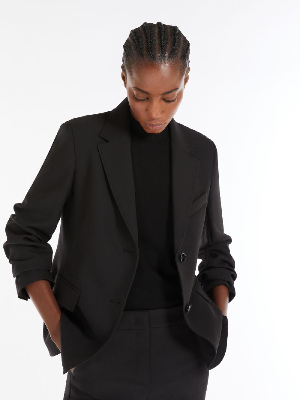 Weekend Blazer monopetto in tela di mista lana Economico