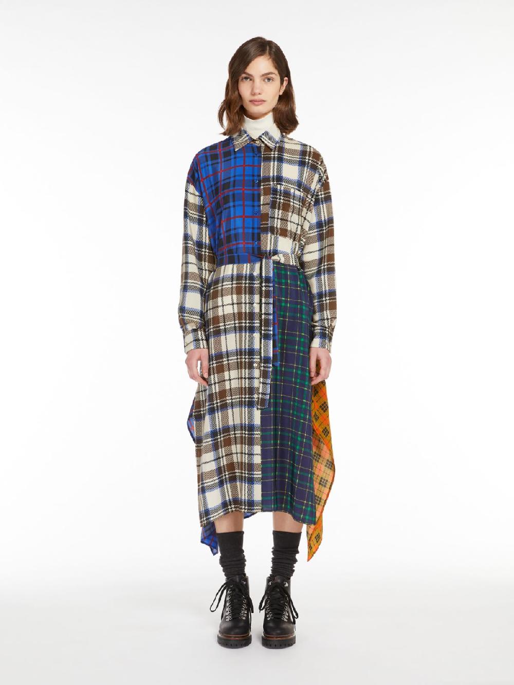 Weekend Abito patchwork in seta Pezzi Unici
