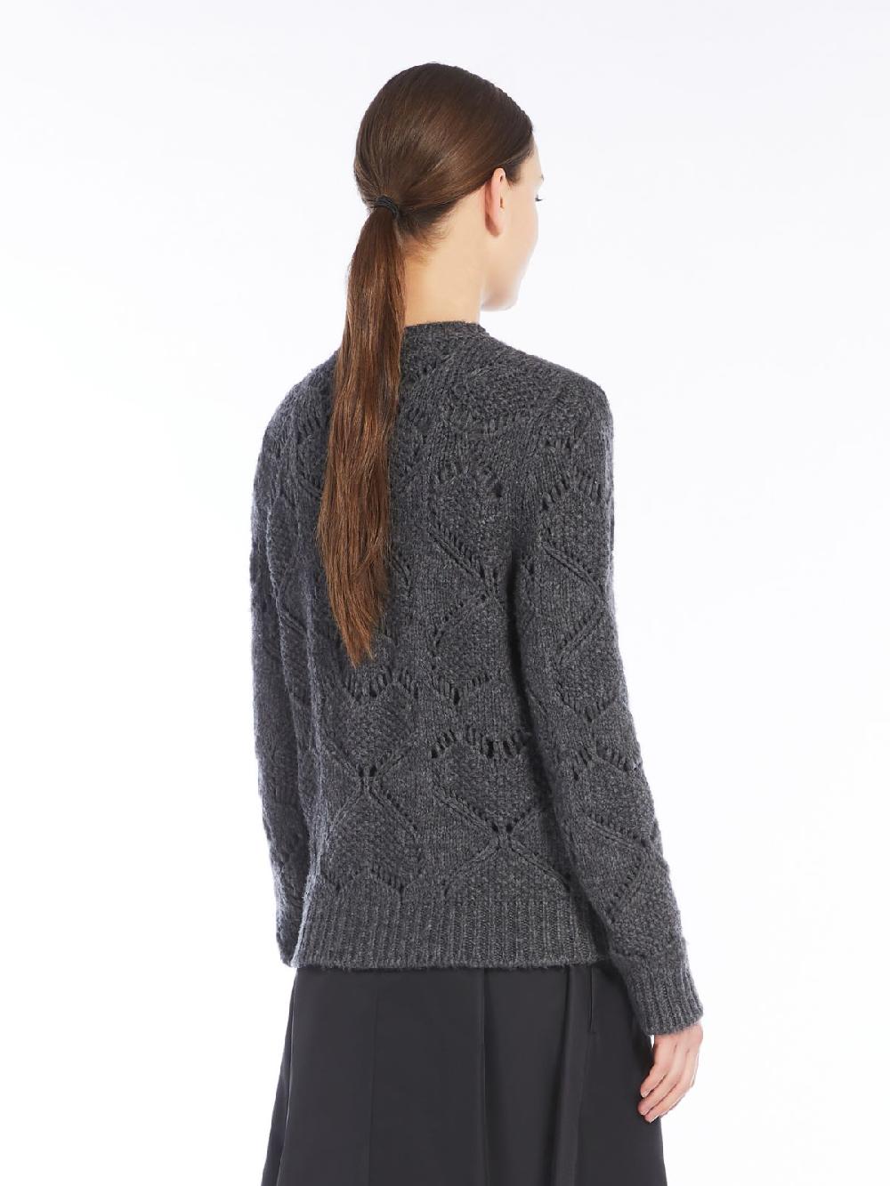 Weekend Maglia in mista lana traforata Presa