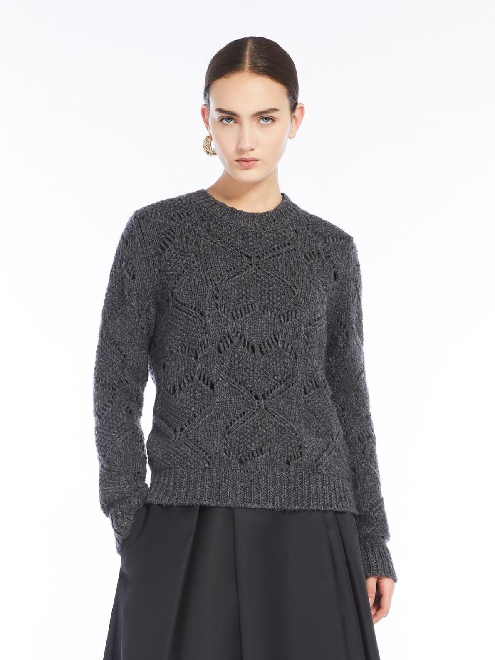 Weekend Maglia in mista lana traforata Presa
