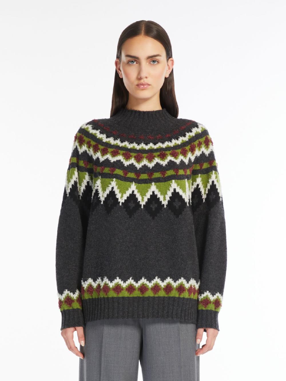 Weekend Maglia in lana jacquard Offerta