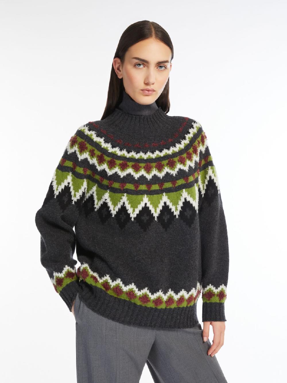 Weekend Maglia in lana jacquard Offerta