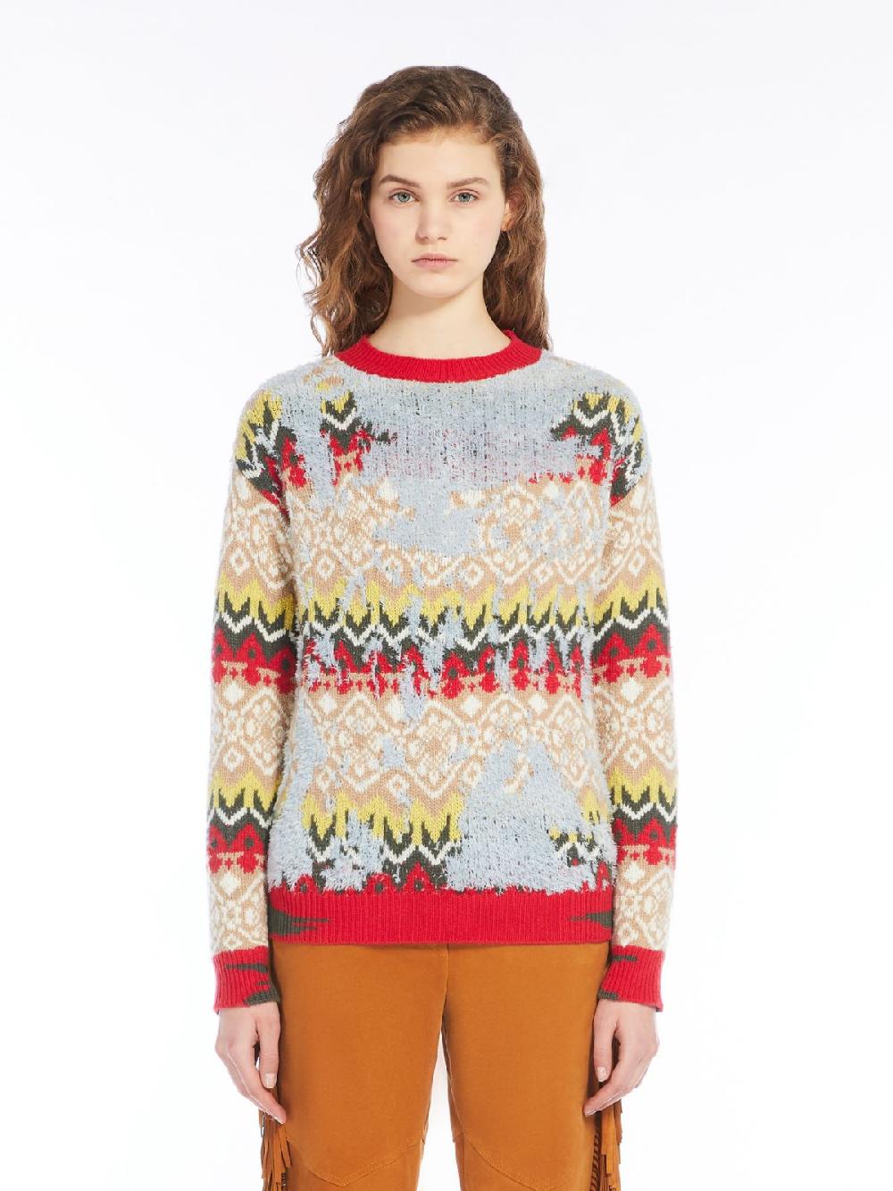 Weekend Maglia in mista lana jacquard Hotsell