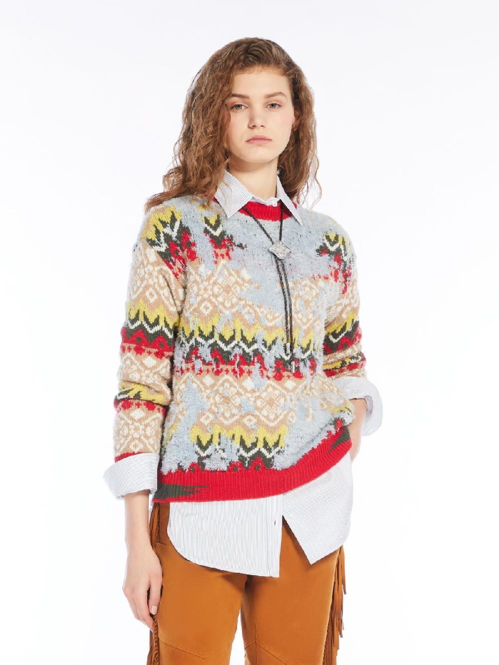 Weekend Maglia in mista lana jacquard Hotsell