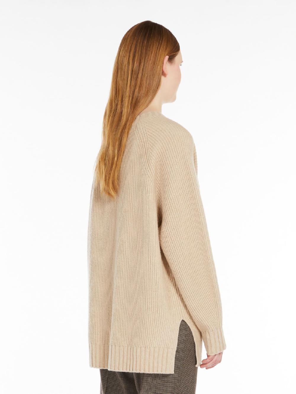 Weekend Maglia a V in lana viscosa e cachemire Vendita Economica