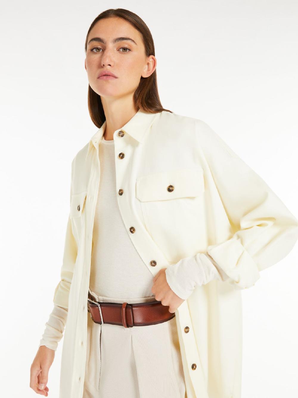 Weekend Camicia over in flanella di cotone Nuova
