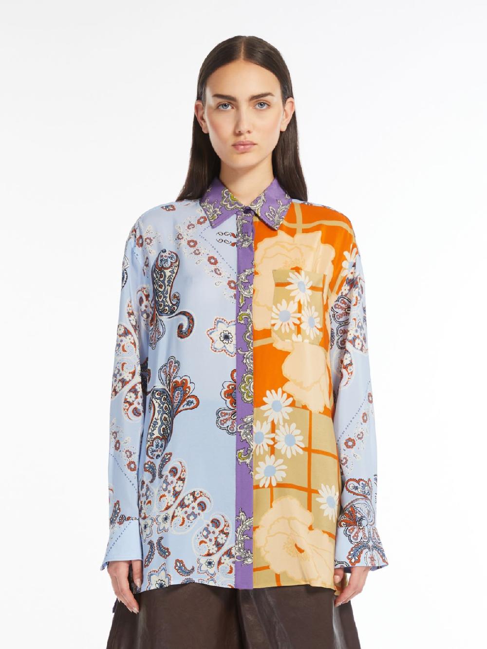 Weekend Camicia in crêpe de Chine stampata Spedizione gratuita