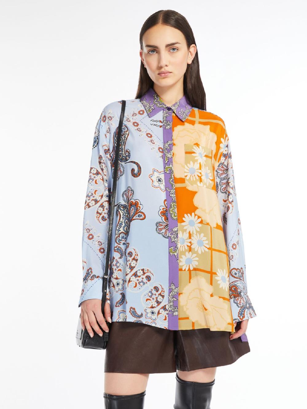 Weekend Camicia in crêpe de Chine stampata Spedizione gratuita