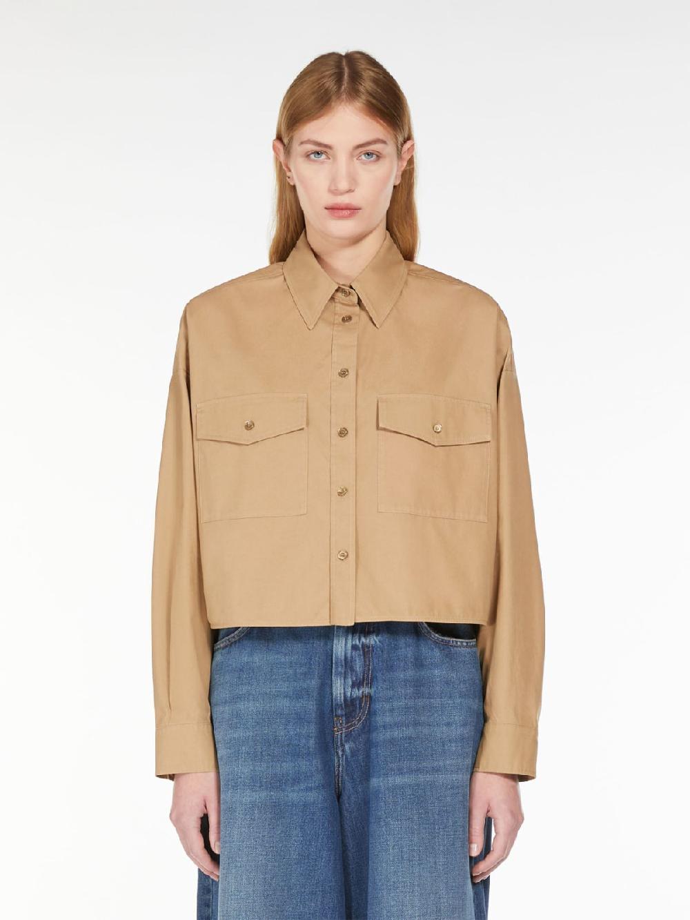 Weekend Camicia in cotone e twill stampato Comprare a buon mercato