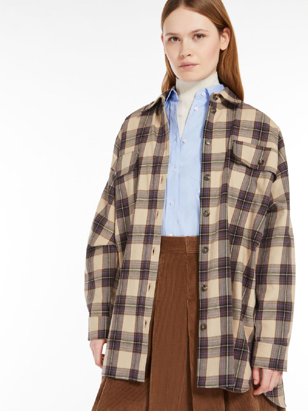 Weekend Camicia in flanella check Grande vendita