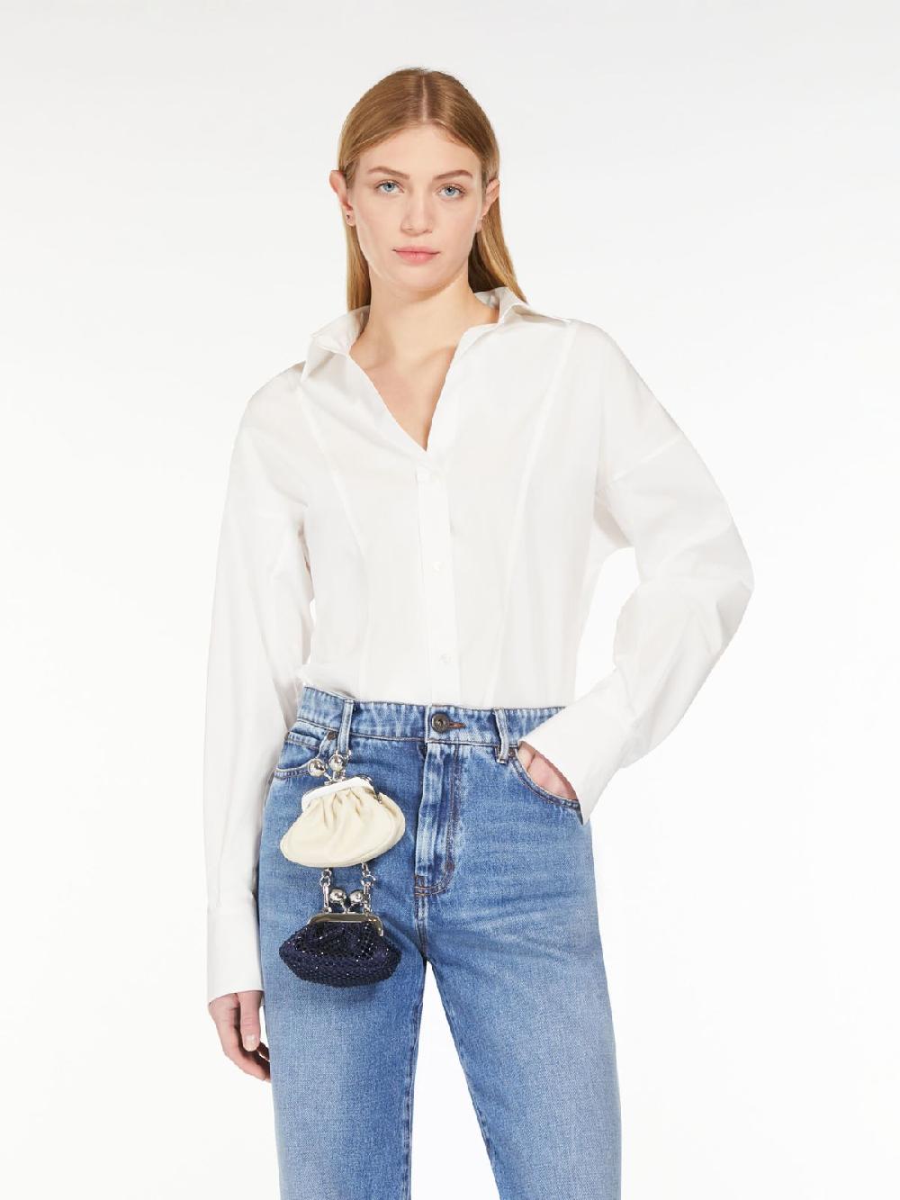 Weekend Camicia incrociata in popeline di cotone Offerta Pasqua