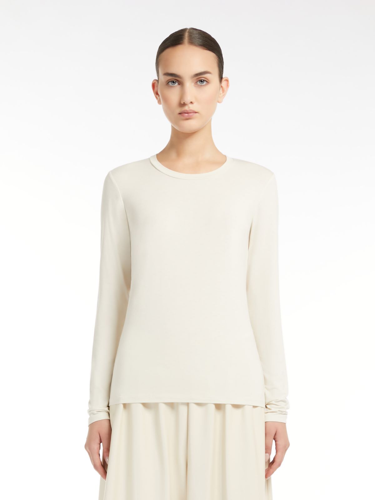 Weekend T-shirt aderente in jersey Ritorno libero