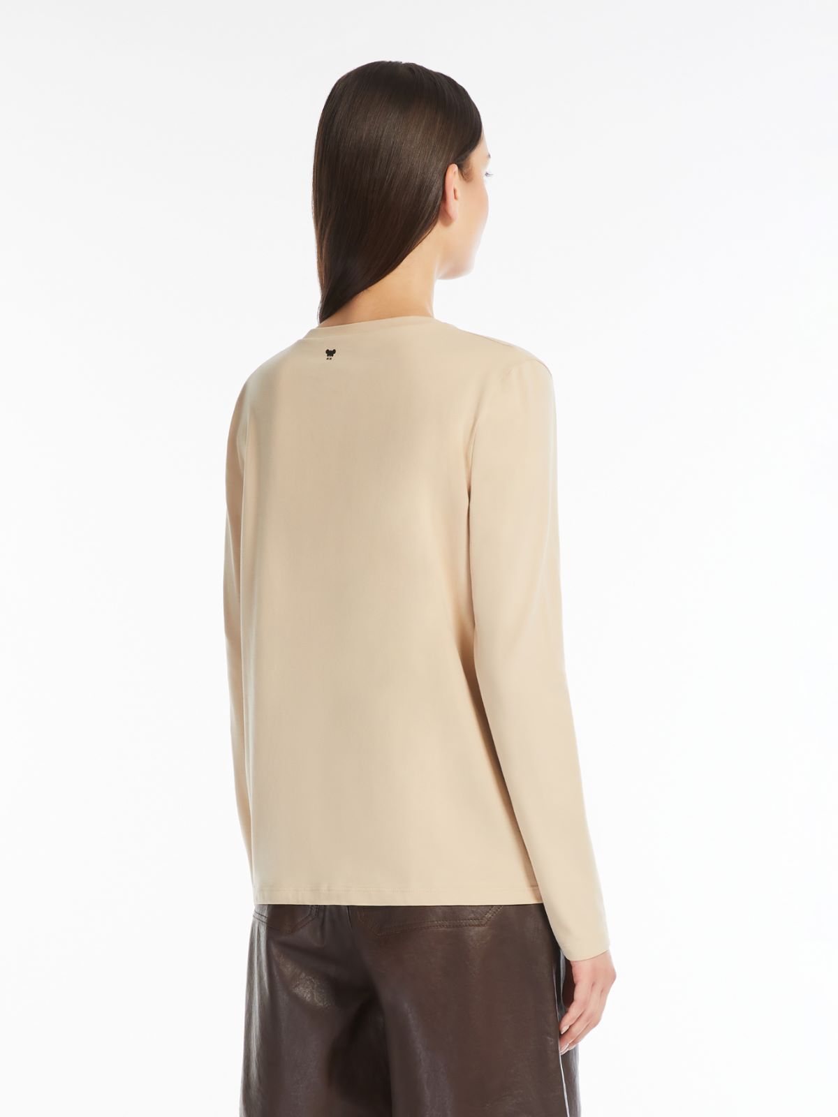 Weekend T-shirt in cotone con stampa e ricami Fino al 60% di sconto