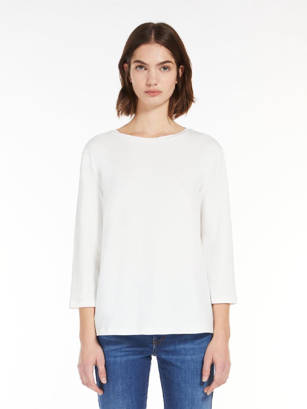 Weekend T-shirt a barchetta in jersey Fino al 55% di sconto